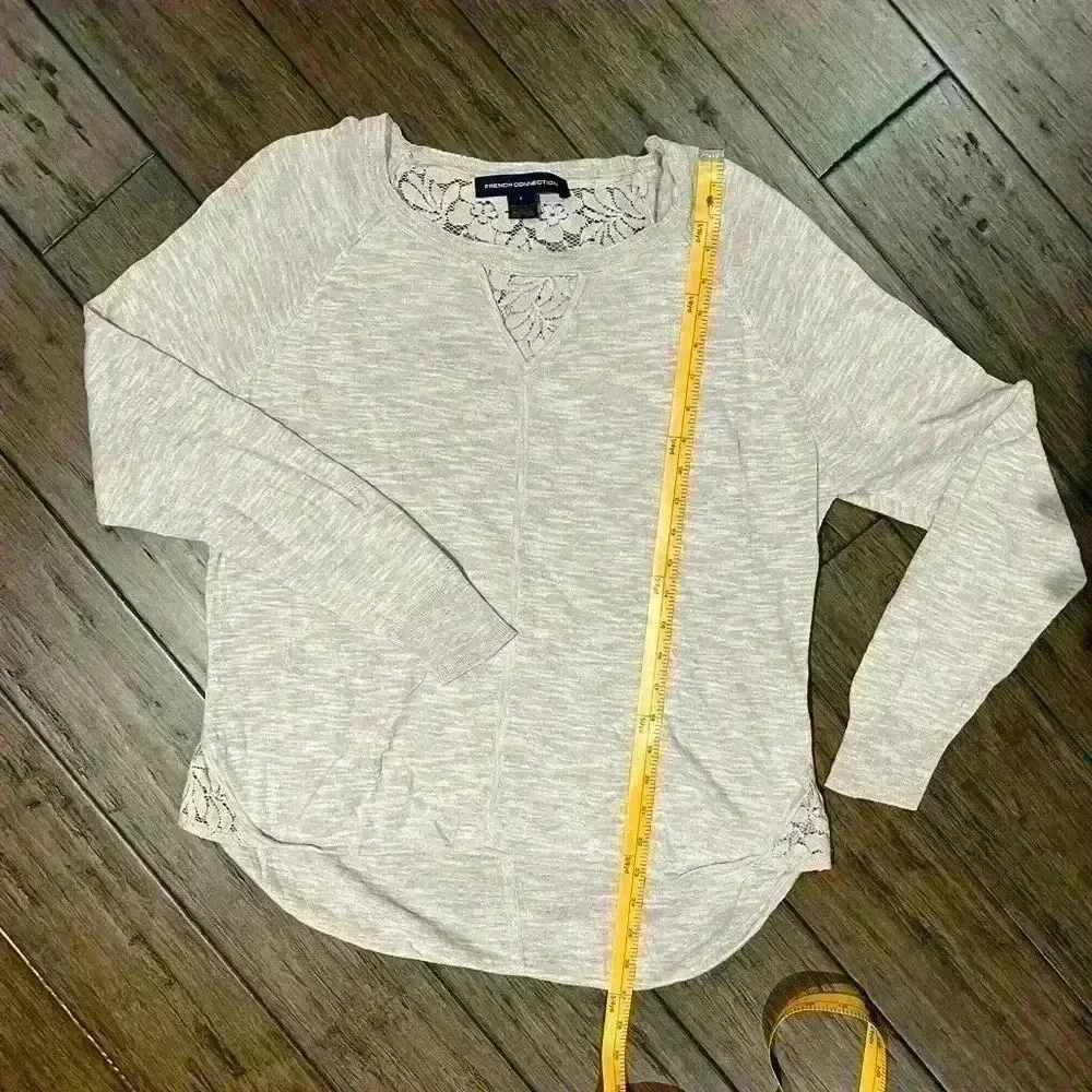 French Connection long sleeve pink  shirt blouse Small - Picture 6 of 7